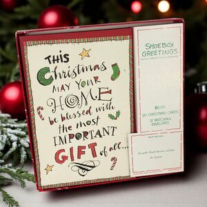 Vintage Hallmark Shoebox Greetings Funny Christmas Cards Guests Humor NIB